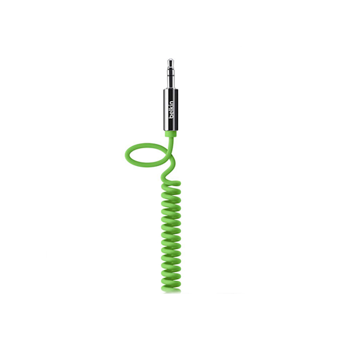 Кабель Belkin Mixit Coiled Audio Cable Green - рис.0