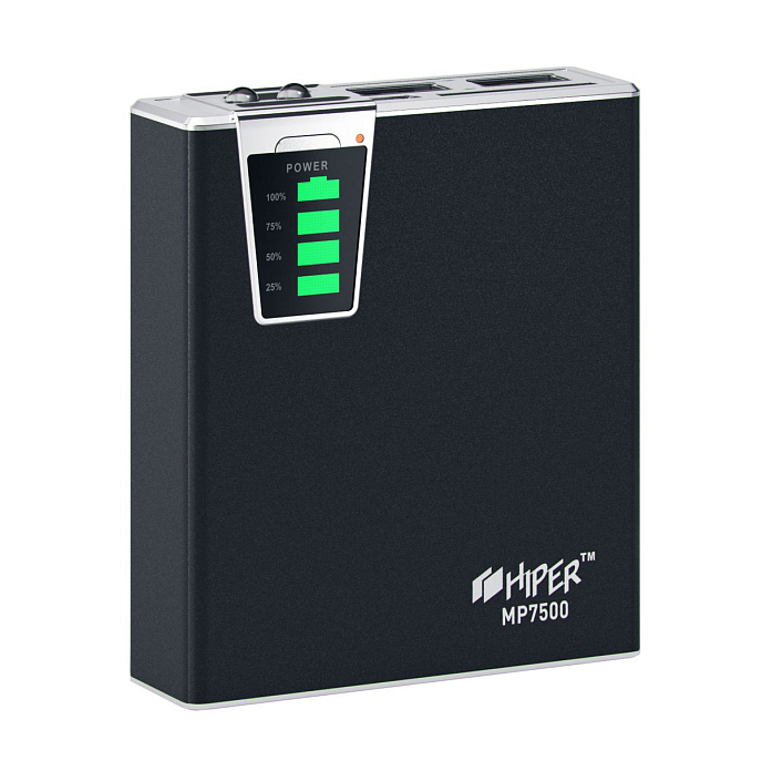 Внешний аккумулятор Hiper Power Bank MP7500 Black - рис.0