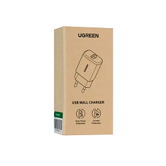 Сетевое зарядное устройство Ugreen ED011 USB-A Wall Charger Black