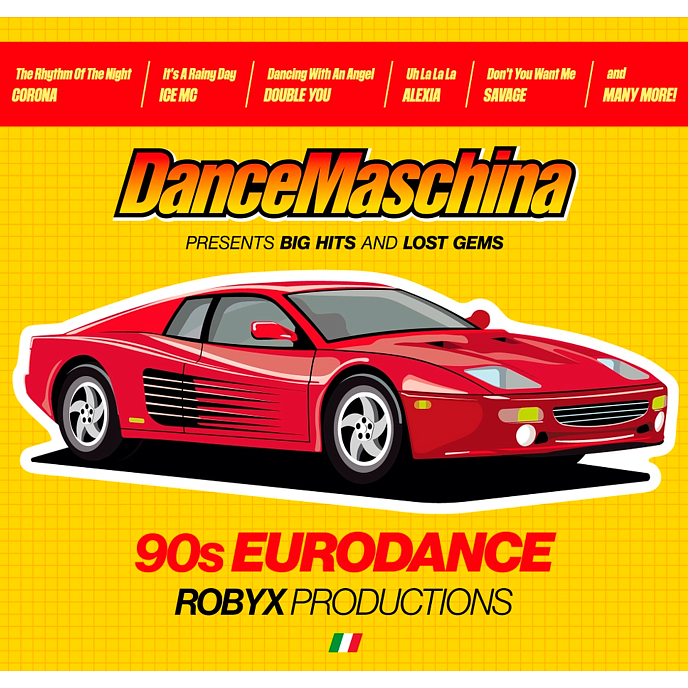 CD-диск DanceMaschin - 90s Eurodance Robyx Productions CD - рис.0