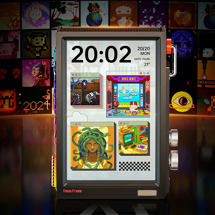 Портативная колонка Divoom Times Frame Black - рис.6