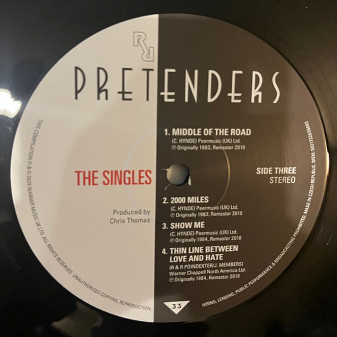 Виниловая пластинка Pretenders – The Singles - 2LP - рис.7