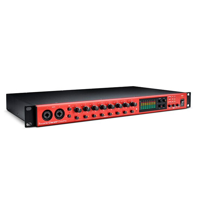 Микрофонный предусилитель Focusrite Clarett+ OctoPre Black Red - рис.1