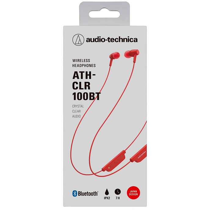 Беспроводные наушники Audio-Technica ATH-CLR100BT Red - рис.3