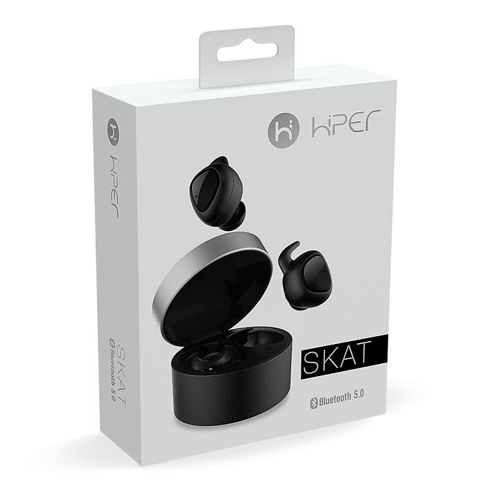 Беспроводные наушники Hiper TWS Skat Black - рис.2
