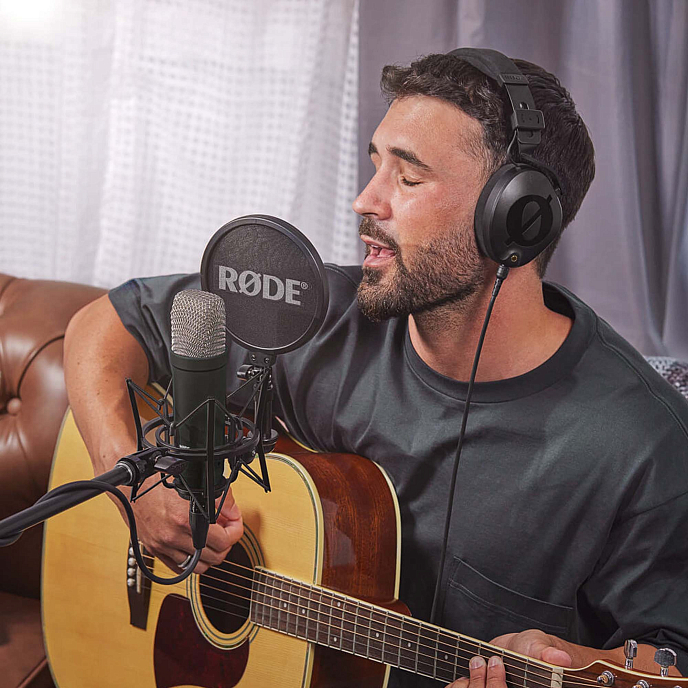 Микрофон студийный RODE NT1 SIGNATURE BLACK black студийный конденсаторный микрофон_OpenBox - рис.8