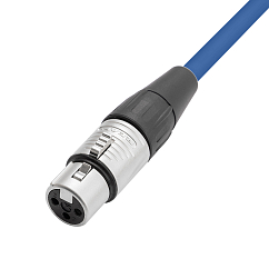 Кабель HeadMade Pro XLR-M - XLR-F Blue 3m