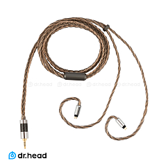 Фото - Labkable Golden Samurai 2pin to balance 2.5 8wire Кабель Labkable Golden Samurai 2pin to balance 2.5 8wire