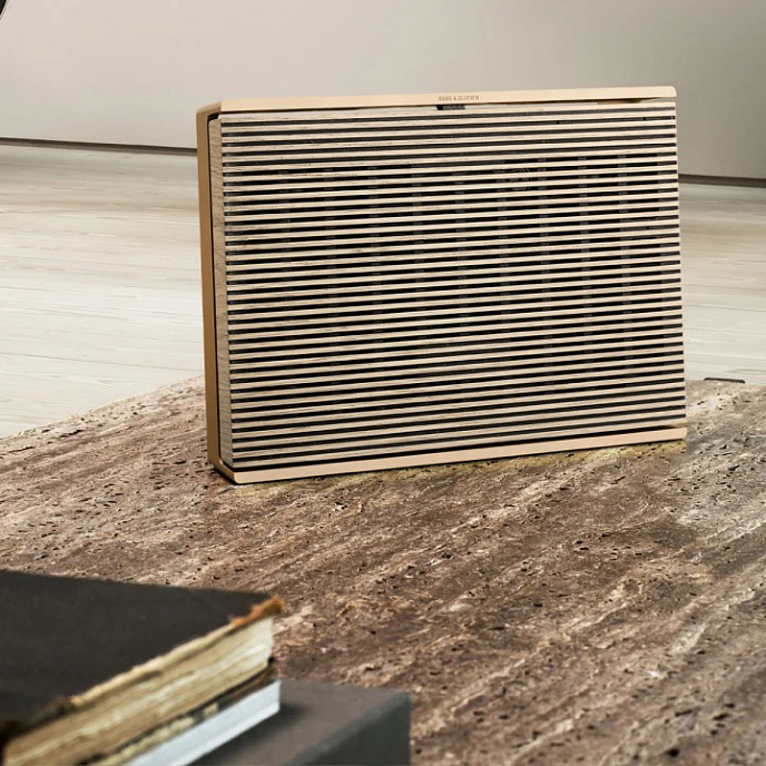 Портативная колонка Bang&Olufsen Beosound Level Gold Tone - Light Oak - рис.9