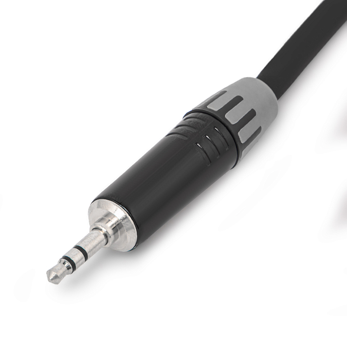 Кабель HeadMade Base 3.5-f - 3.5-m Black 1m - рис.3