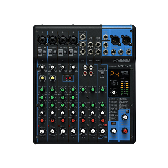 Микшерный пульт Yamaha MG10XU Black - рис.0