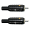 Wireworld Male Silver Tube RCA Pair