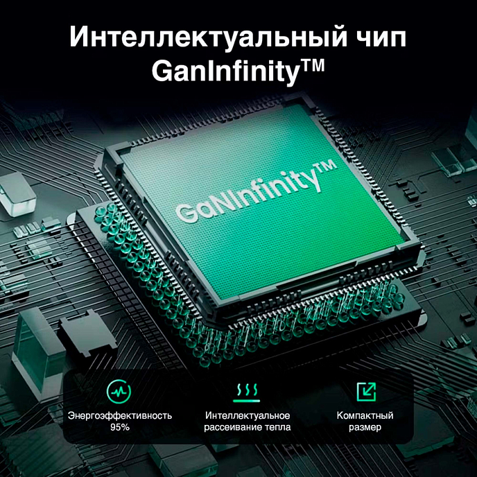 Сетевое зарядное устройство Ugreen X553 65W USB-A + 2USB-C GaN Grey - рис.3