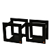 Ящик для винила Merkle Sound Stands 70 LP Black - рис.1
