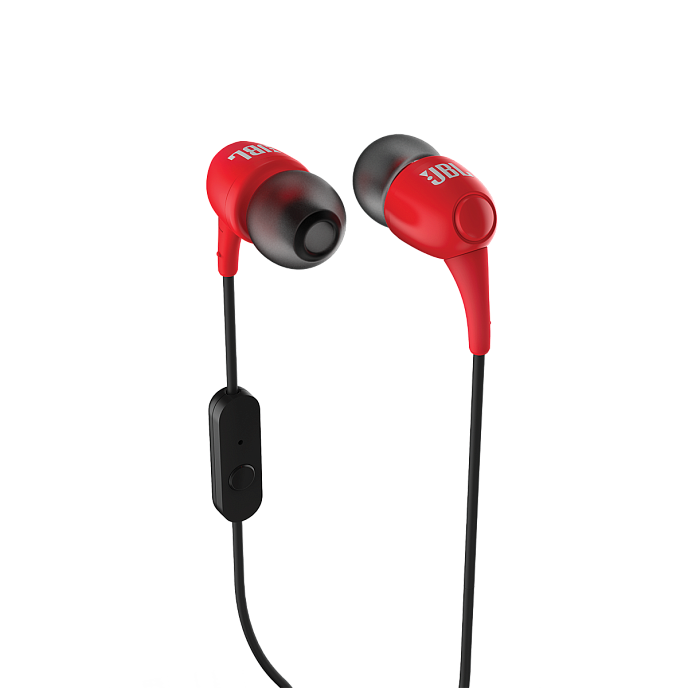 Наушники JBL T100A red - рис.1