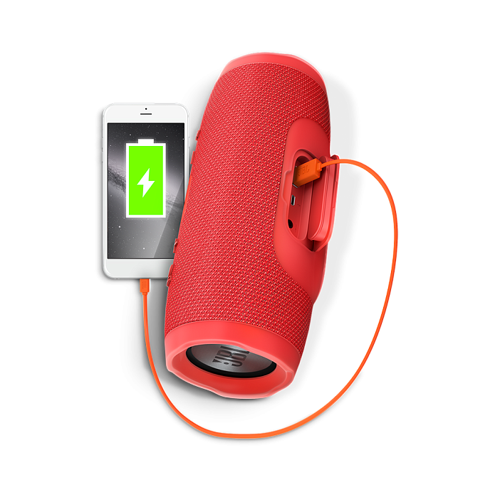 Портативная колонка JBL Charge 3 Red - рис.3