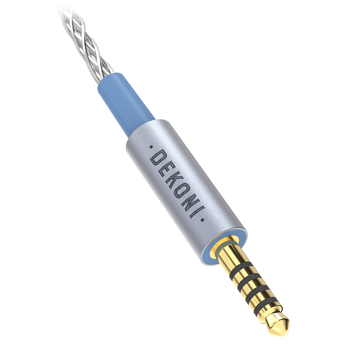 Кабель Dekoni Audio Ensemble Braided Cable HD600 Silver 4.4mm 1.32m - рис.2