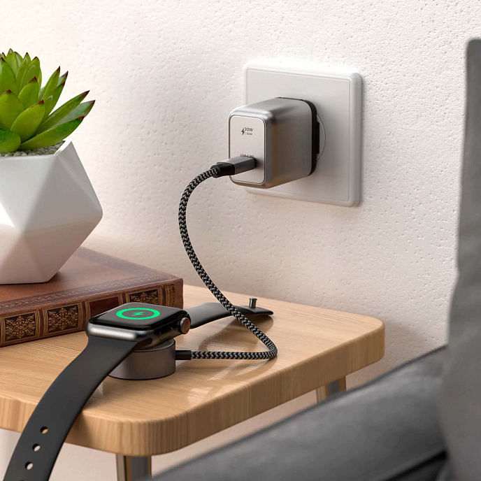 Сетевое зарядное устройство Satechi 30W USB-C Space Gray - рис.6