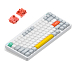 Клавиатура NuPhy Halo75 V2 QMK RGB HotSwap Raspberry Switch Ionic White - рис.0