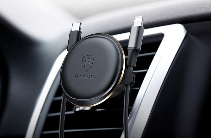 Автомобильный держатель для телефона Baseus Magnetic Air Vent Car Mount Holder - рис.3