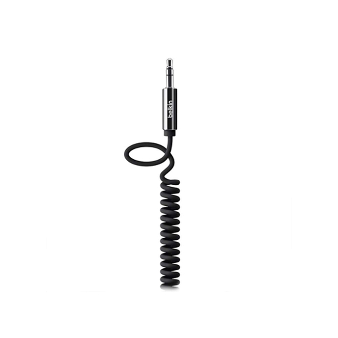 Кабель Belkin Mixit Coiled Audio Cable Black - рис.0