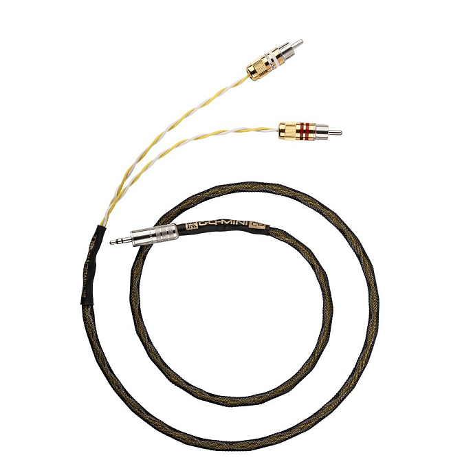 Кабель Kimber Kable GQ mini CU 1m, minijack-2RCA - рис.0