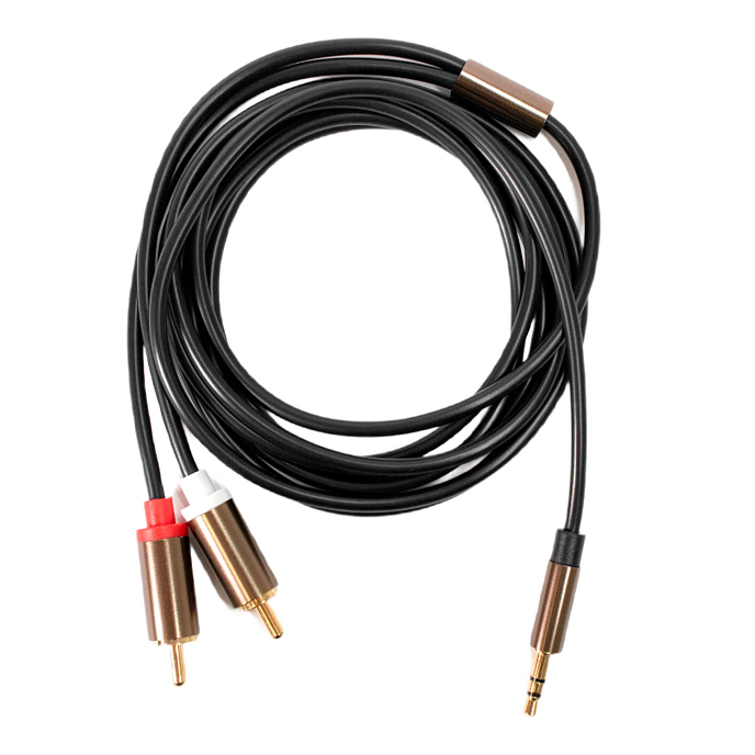 Кабель Record Pro 2RCA - 3.5mm 2 m - рис.0