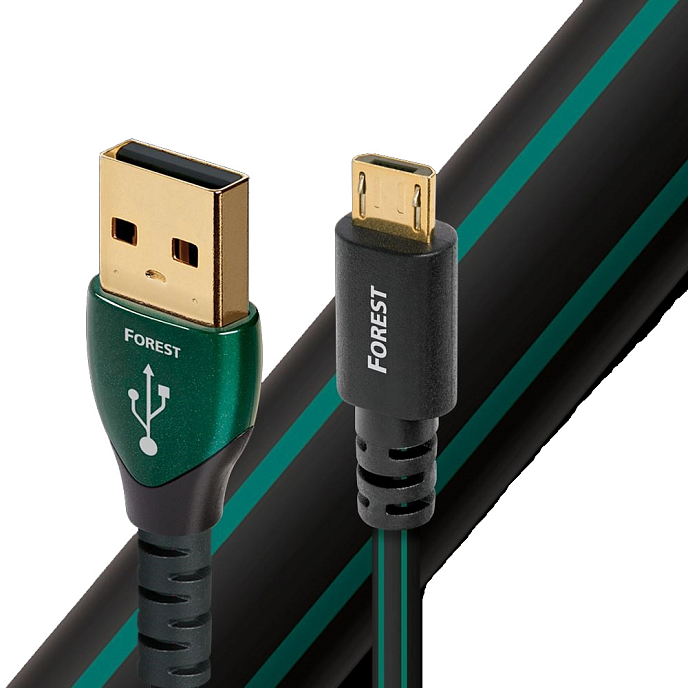 Кабель Audioquest Forest USB-A USB-Micro 1.5m - рис.0