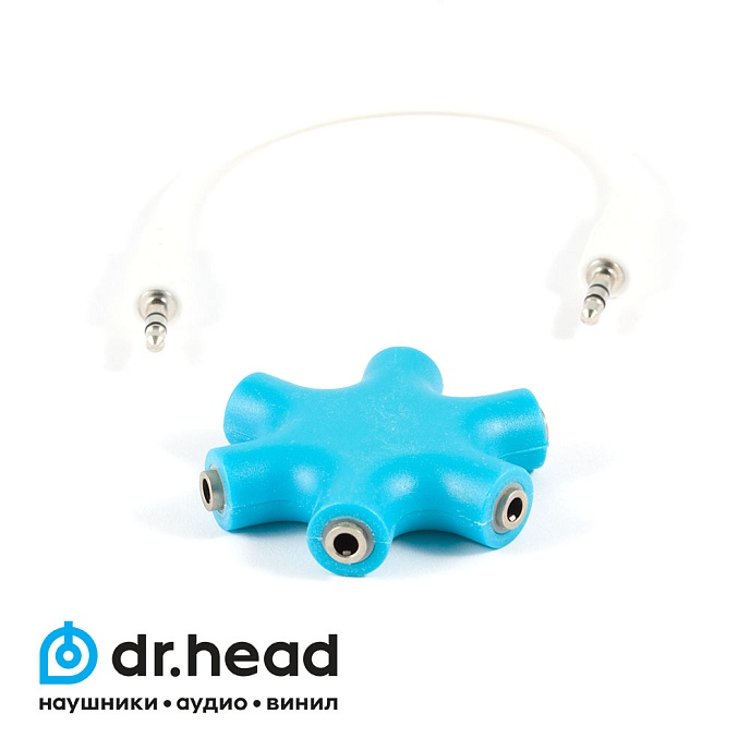 Разветвитель для наушников AXES SPT-6Gex Blue - рис.1