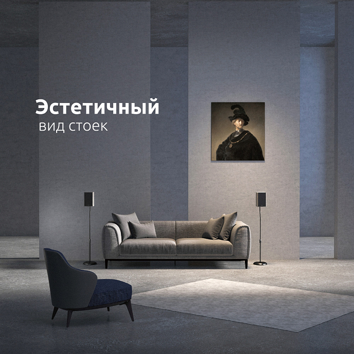 Стойки под акустику Uniteki ST42SPEAKER Black - рис.15