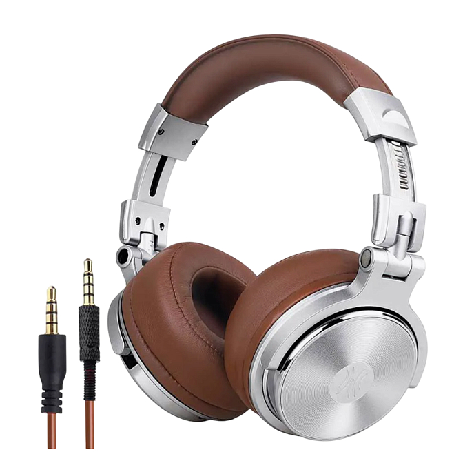 Наушники полноразмерные OneOdio Studio Pro 30 Grey/Brown - рис.1