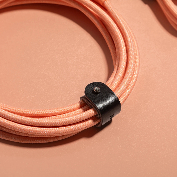 Кабель Native Union Belt Cable XL 100W Apricot 3m - рис.1