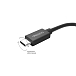 Адаптер Deppa USB C Plug - USB A 3.0 Black - рис.1