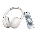 Беспроводные наушники UGREEN HP205 Studio Max2 Light White - рис.1