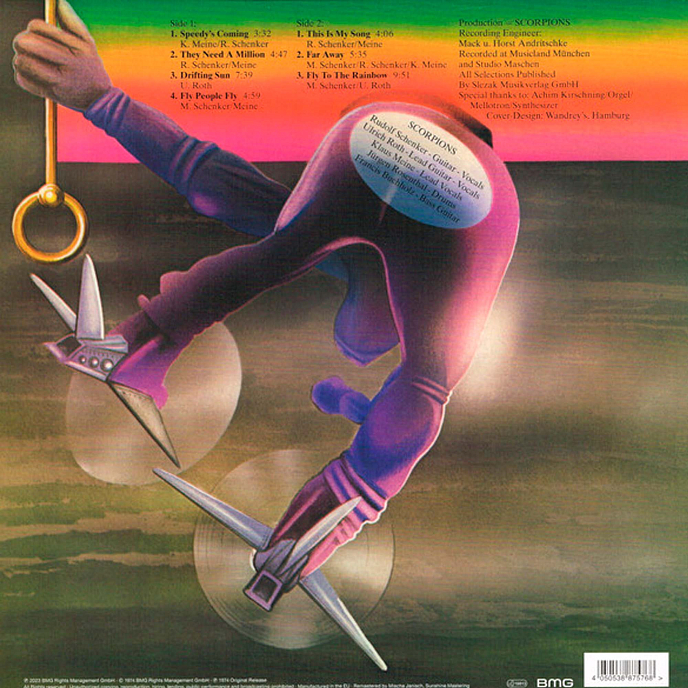 Виниловая пластинка Scorpions - Fly To The Rainbow (Coloured) LP - рис.1