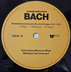Виниловая пластинка Johann Sebastian Bach, Concentus Musicus Wien, Nikolaus Harnoncourt – Brandenburg Concertos Nos. 1-6 2LP
