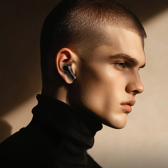 Беспроводные наушники Creative Aurvana Ace SXFI Black Gold - рис.7