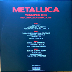 Пластинка Metallica - Winnipeg 1986 The Canadian Broadcast - Red LP