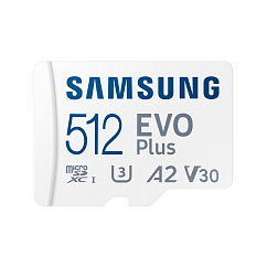 Карта памяти Samsung microSDXC EVO Plus 512Gb