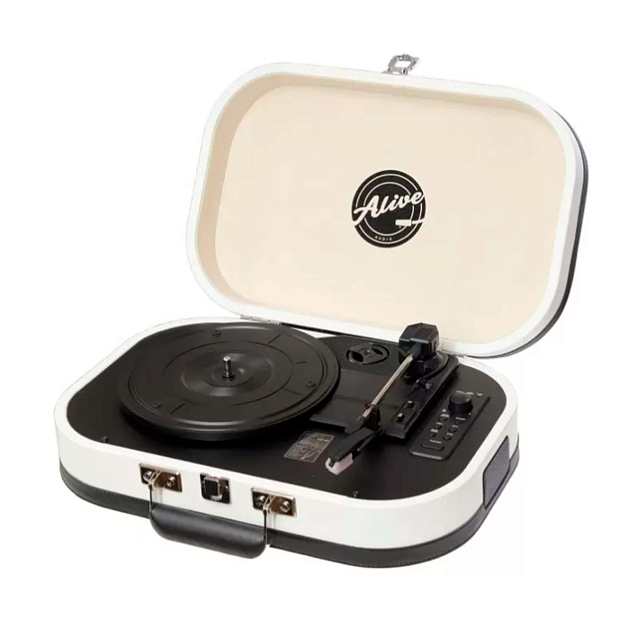 Проигрыватель винила Alive Audio VINTAGE Lady White - рис.1