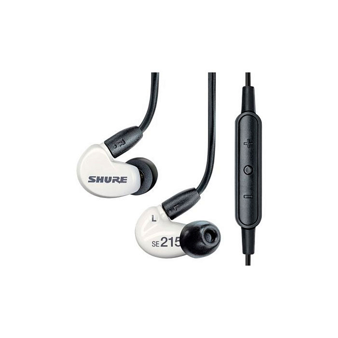 IEM наушники Shure SE215 Universal White - рис.0