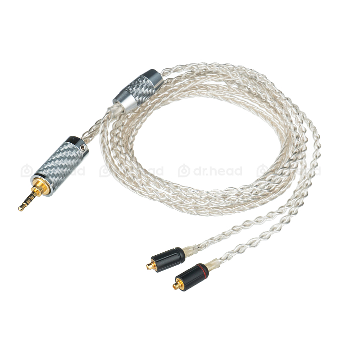 Кабель HeadMade IEM MMCX - 2.5mm Silver 1.2m - рис.0