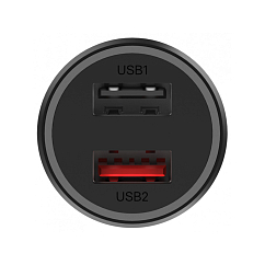 Автомобильное зарядное устройство Xiaomi Mi 37W Dual-Port Car Charger Black