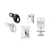 Держатели Genelec 8000-422B Black - рис.1