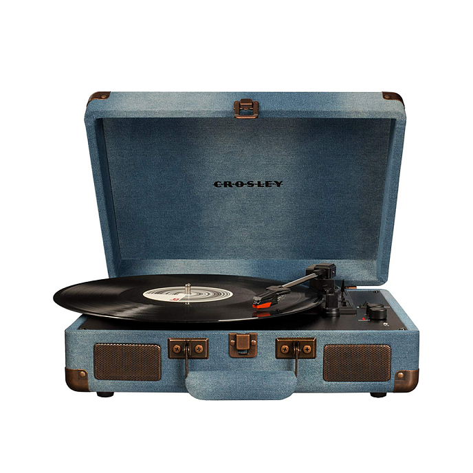 Проигрыватель винила Crosley Cruiser Deluxe Denim - рис.0