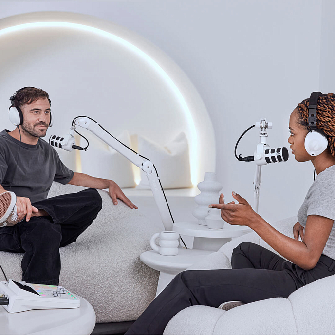 Микрофон для стриминга и игр RODE PodMic White - рис.6