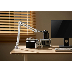Стойка для микрофона Ridberg Stream White