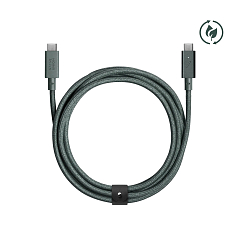 Кабель Native Union Belt Cable Type-C 240W 2.4m Green