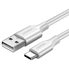 Кабель Ugreen US287 USB-A - USB-C White 1m