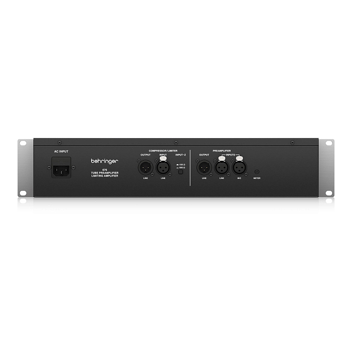 Микрофонный предусилитель Behringer 676 Silver Black - рис.4